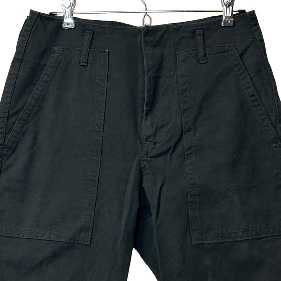 Everlane The Organic Utility Pant Mid Rise Straight Leg Navy Black Women 2 NWOT - Picture 8 of 13